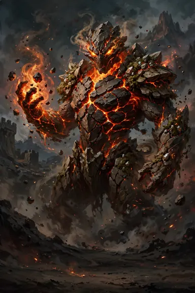 Fire-Earth Elemental Fire-Earth Elemental
